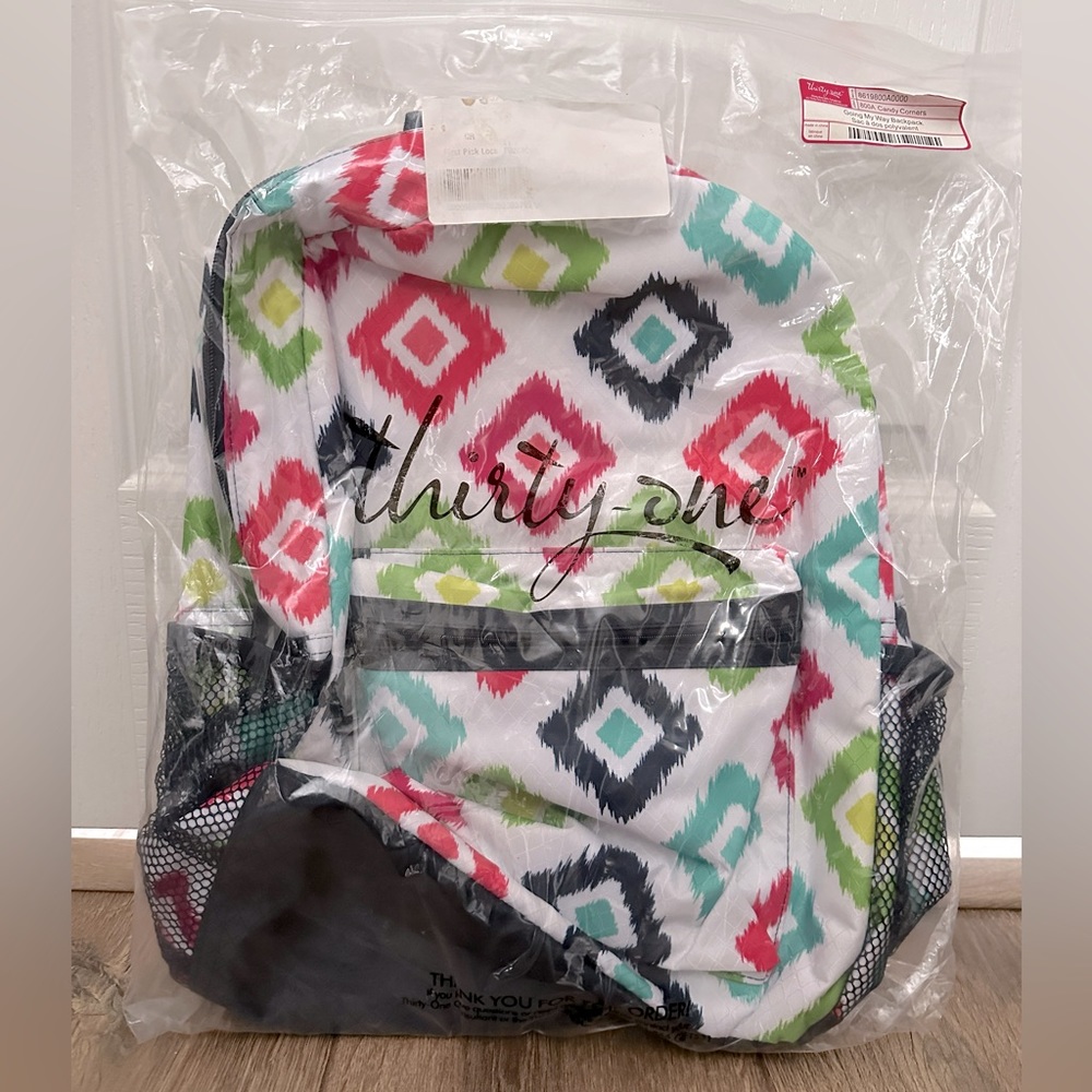 Thirty-One Candy Corners 17” Backpack - Unisex